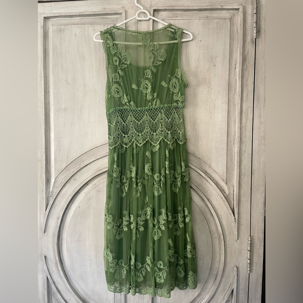 Sundance sheer crotchet with slip dress!